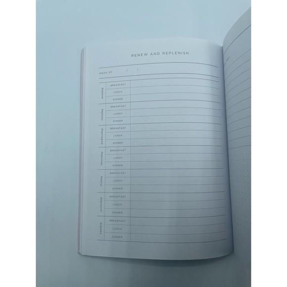 ANTHROPOLOGIE Meals Tracking Journal - And Then, All Was Well! NEW - Picture 3 of 6